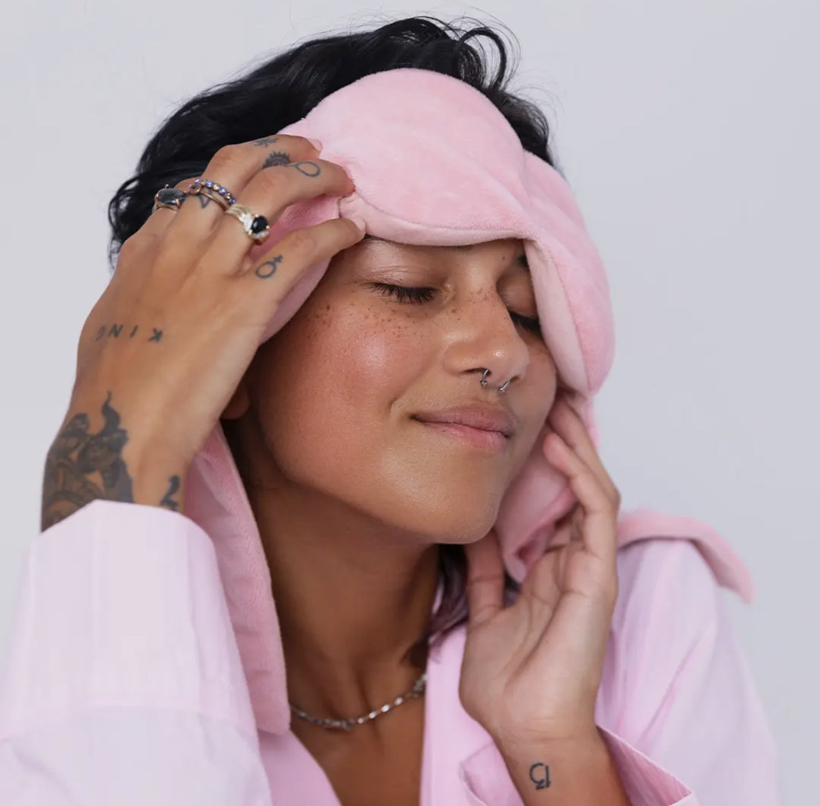 Blush Weighted Sleep Mask