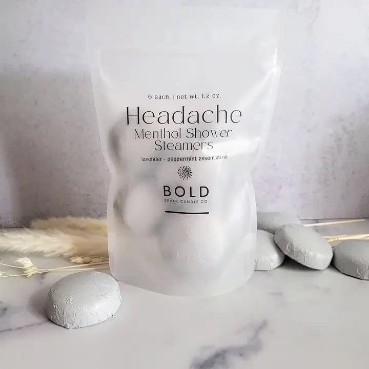 Headache - Lavender + Peppermint Menthol Shower Steamers