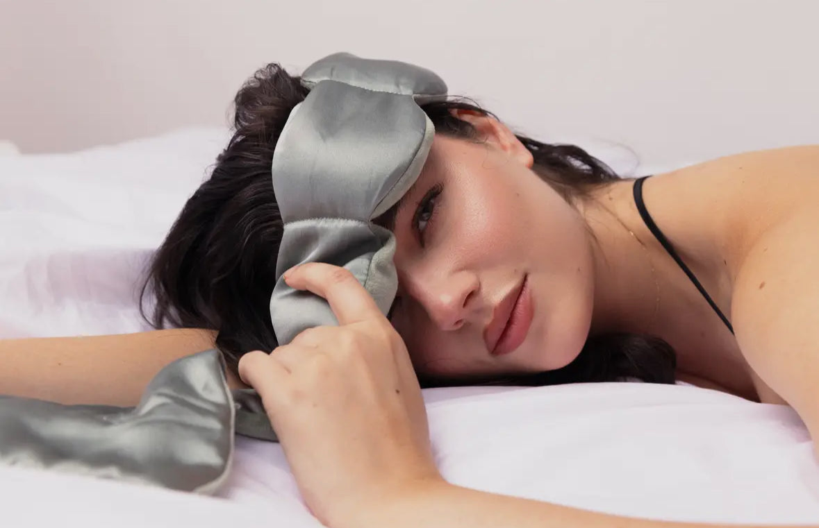 Silk Weighted Sleep Mask - Willow