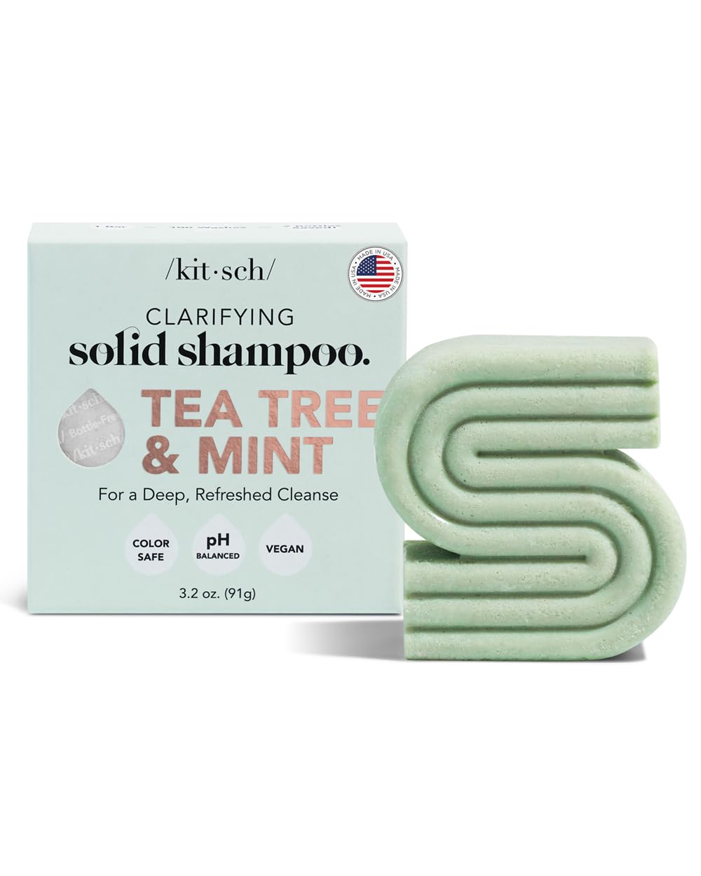 Kitsch Clarifying Shampoo Bar - Tea Tree & Mint