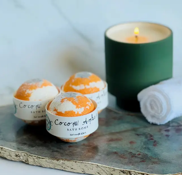 Coconut Amber Bath Bomb