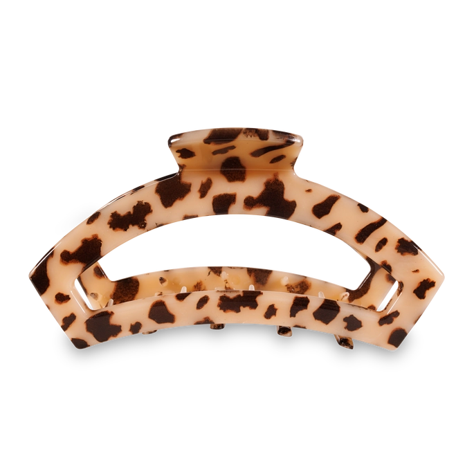 Open Hair Clip - Blonde Tortoise